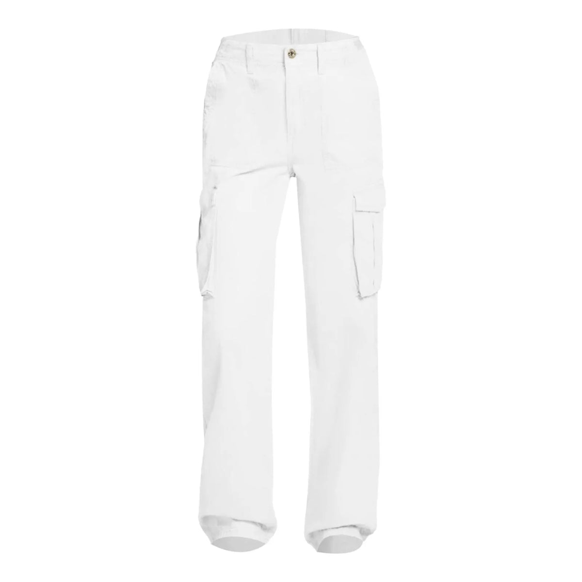 High-Waisted Adjustable Cargo Pants
