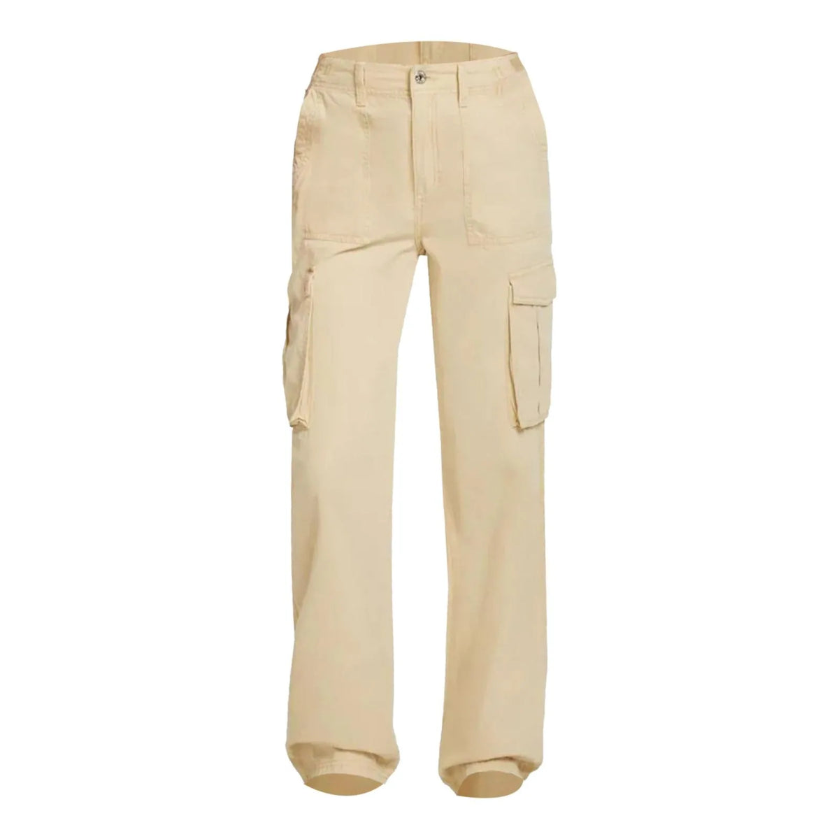 High-Waisted Adjustable Cargo Pants