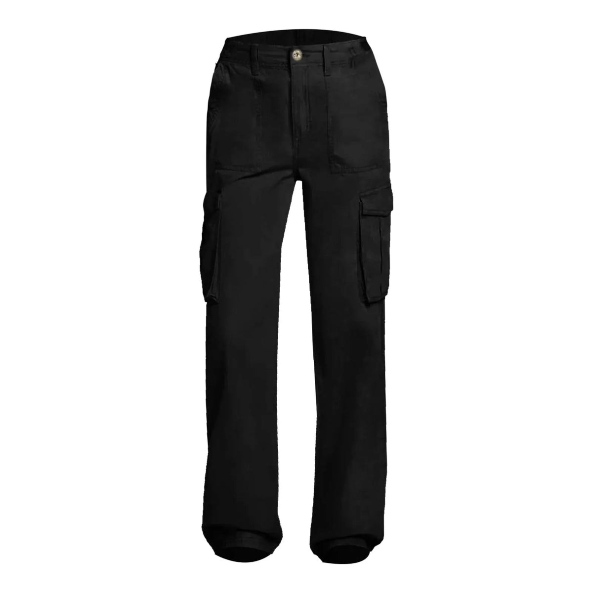 High-Waisted Adjustable Cargo Pants