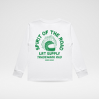 THE SPIRIT RIDER LONG SLEEVE TEE - WHITE